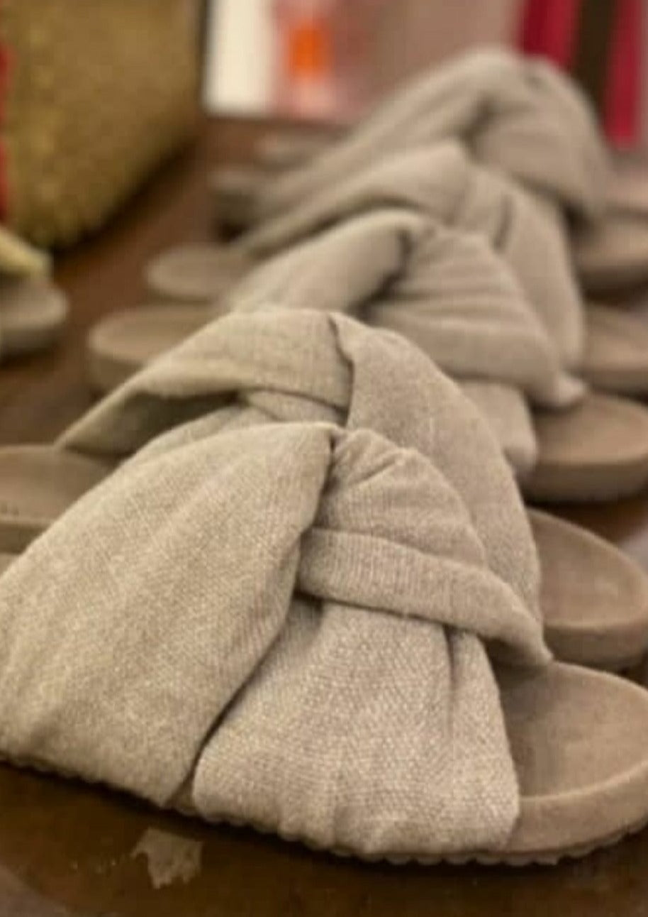 ELO  Linho 100%  cor natural (36,37,38,39,40)