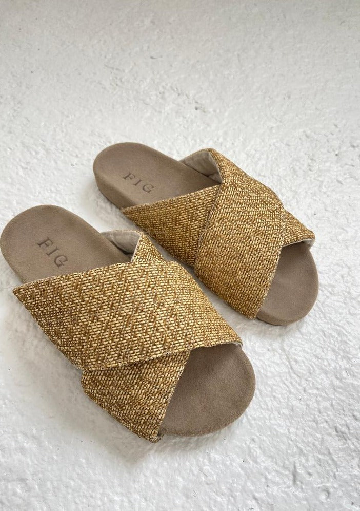 Modelo X Palha natural cor Ouro (35)