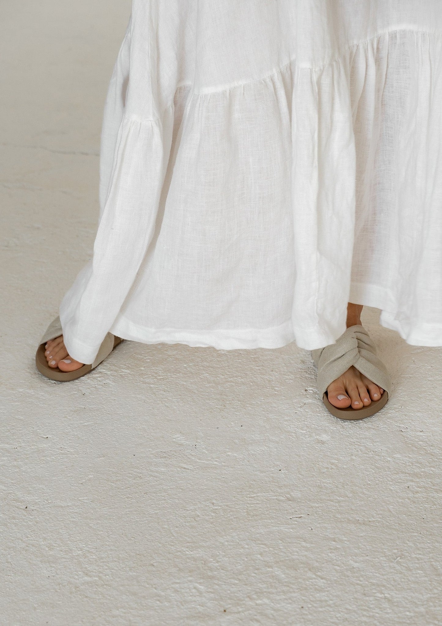 ELO  Linho 100%  cor natural (36,37,38,39,40)