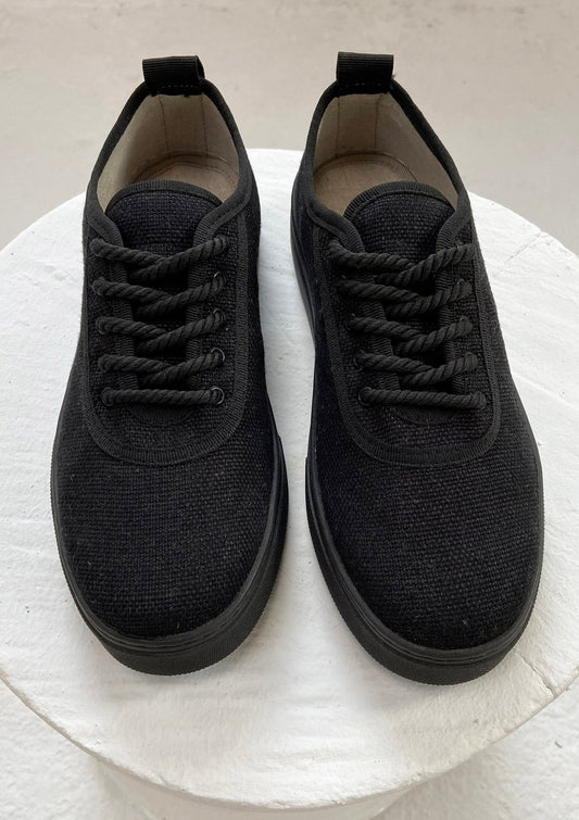 Tênis AUM Linho 100%    cor preto